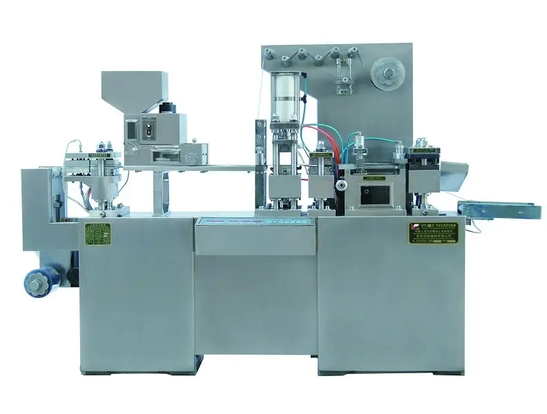 Automatic pharmaceutical capsule blister packaging and cartoning machine packaging process