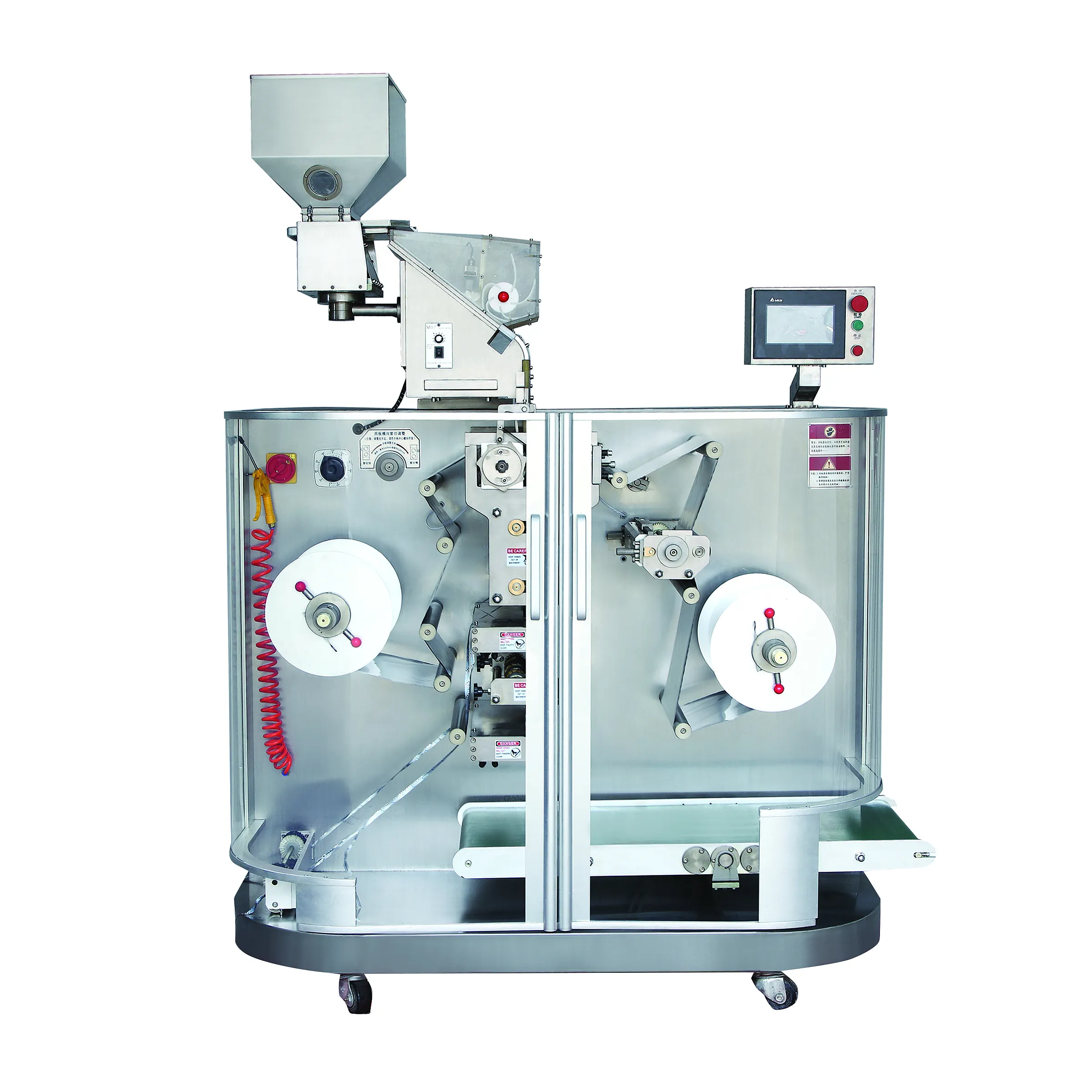 Automatic alu-alu stripping packing machine aluminum packaging machine manufacturer in China